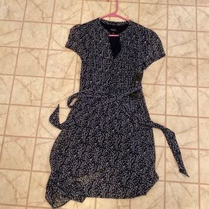 New MSK Floral Blue Dress